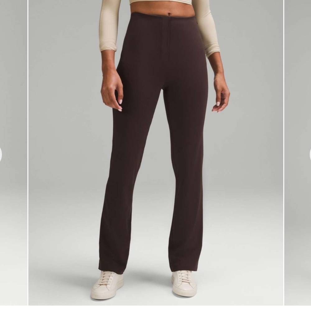 Lululemon smooth fit pull-on high rise pant (black)